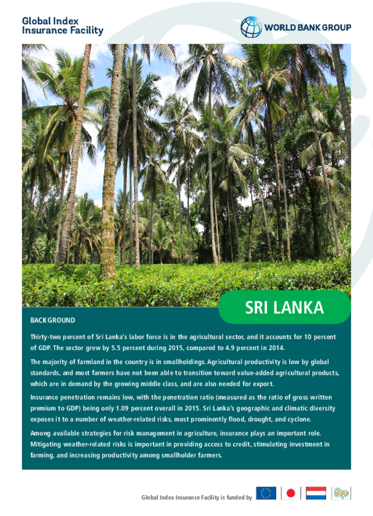 Country Profile: Sri Lanka