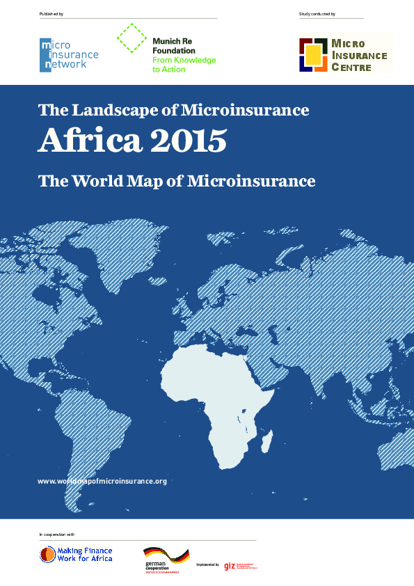 The Landscape of Microinsurance in Africa 2015