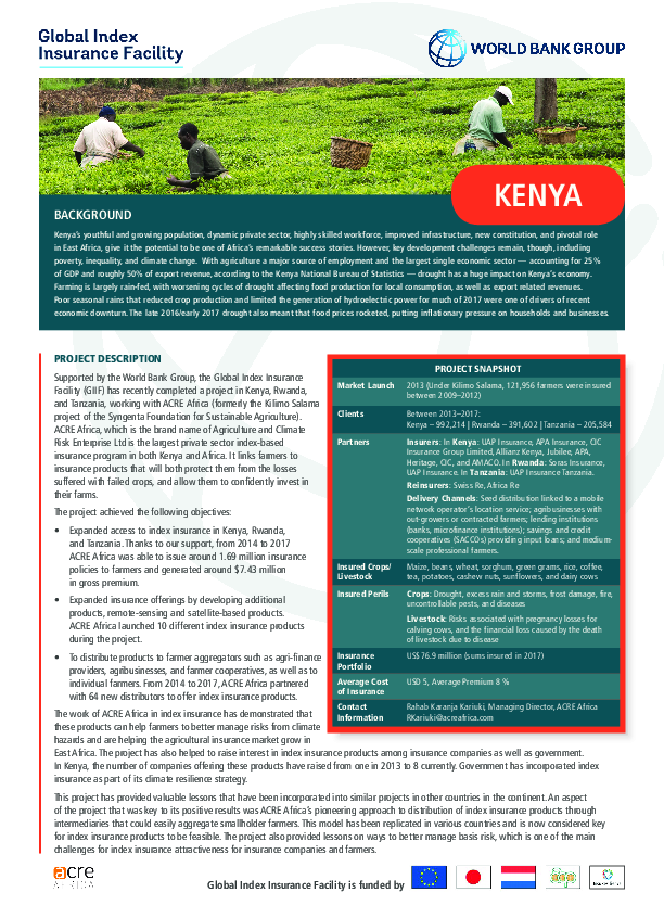 GIIF Country Profile: Kenya