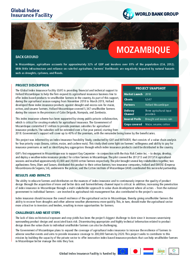 GIIF Country Profile: Mozambique