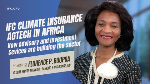 Embedded thumbnail for [Interview] IFC Climate Insurance AgTech in Africa with Florence Boupda