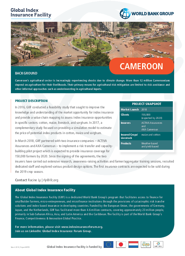 GIIF Country Profile: Cameroon