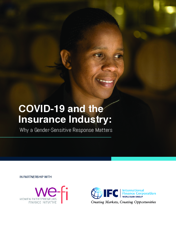 COVID-19 and the Insurance Industry: Why a Gender-Sensitive Response Matters