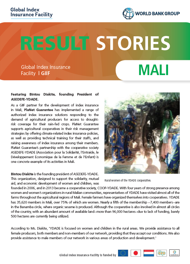 Result Stories: Mali