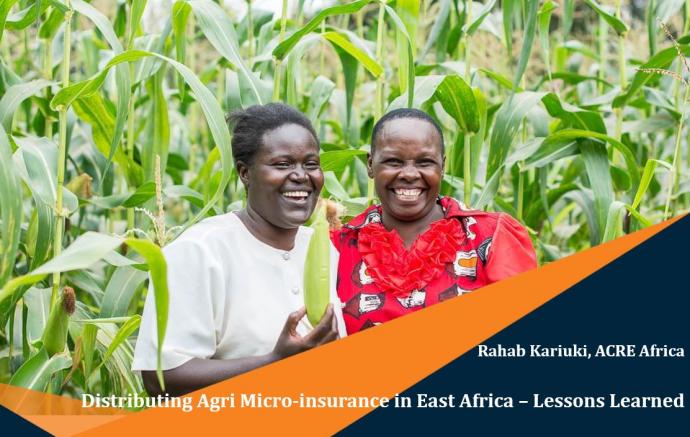 Distributing Agri Micro-insurance in East Africa –Lessons Learned