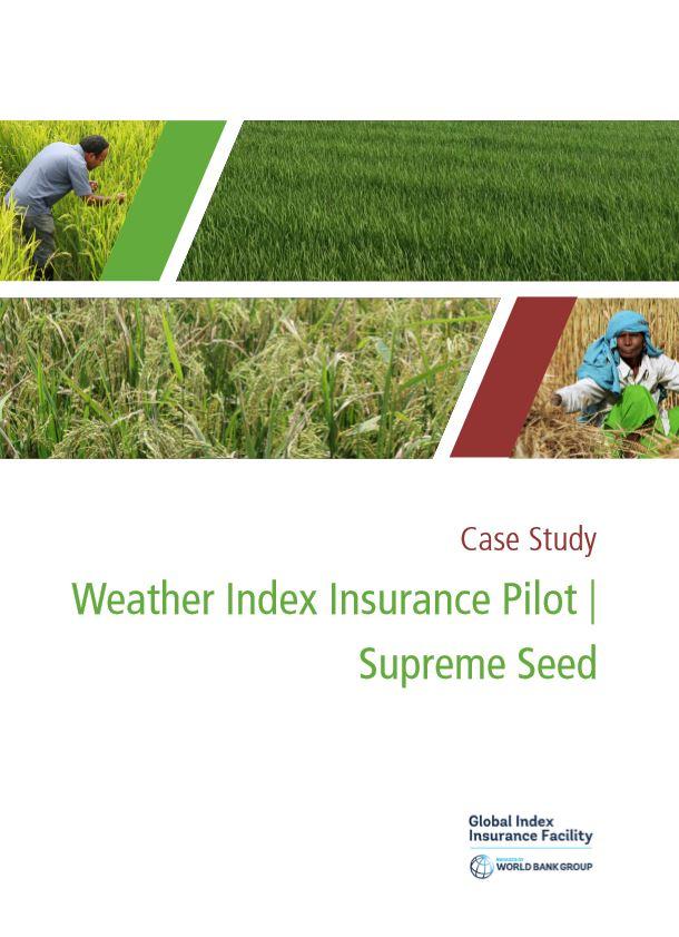 Case Study: Weather Index Insurance in Bangladesh
