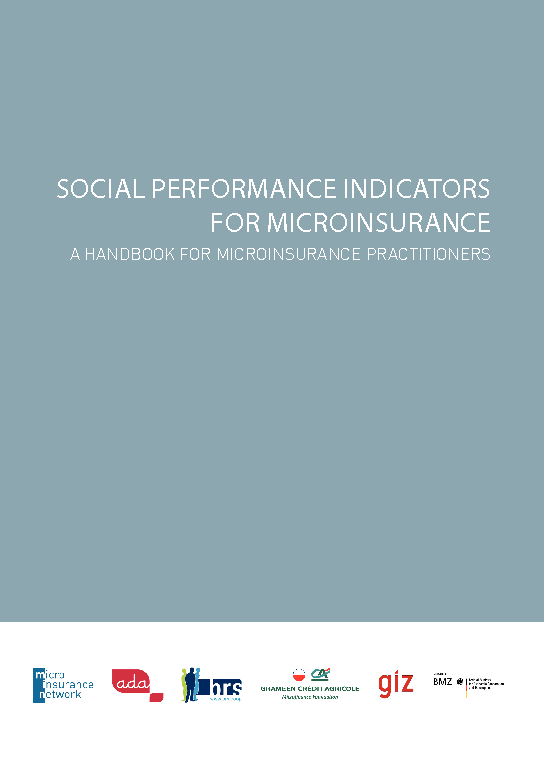 Social performance indicators for microinsurance