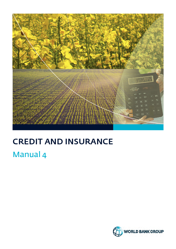 Credit and Insurance - Manual 4